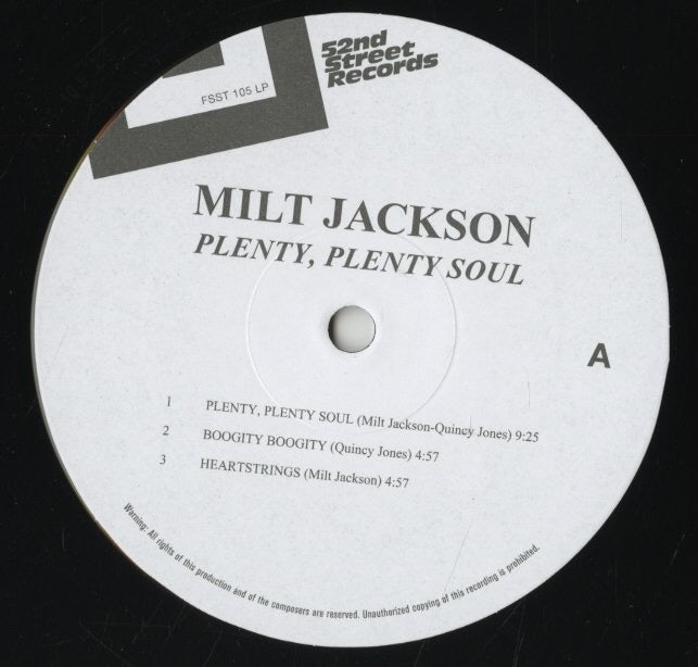 Milt Jackson / ミルト・ジャクソン / Plenty, Plenty Soul - 180g