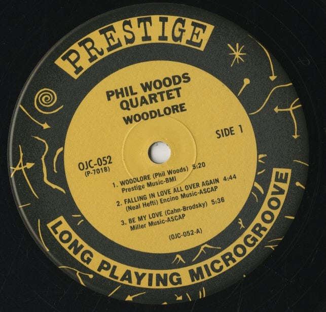 Phil Woods - Woodlore (OJC-052) 1983 US Prestige / OJC|中古LP