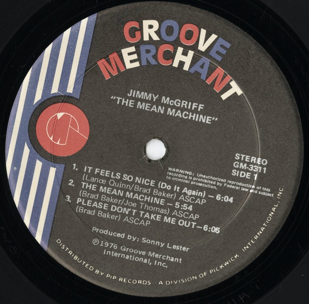 Jimmy McGriff - The Mean Machine (GM-3311) LP 1976 US Groove Merchant|中古LP