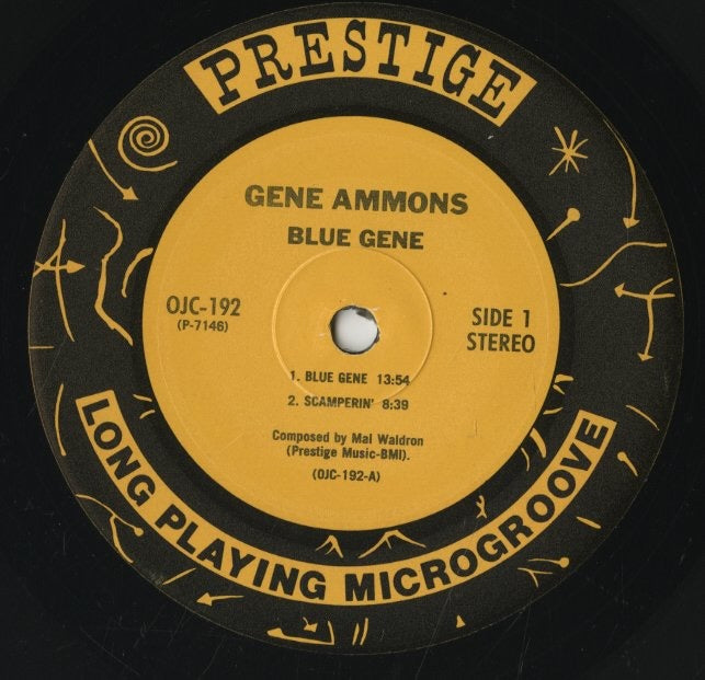 Gene Ammons / ジーン・アモンズ / Blue Gene (OJC-192)