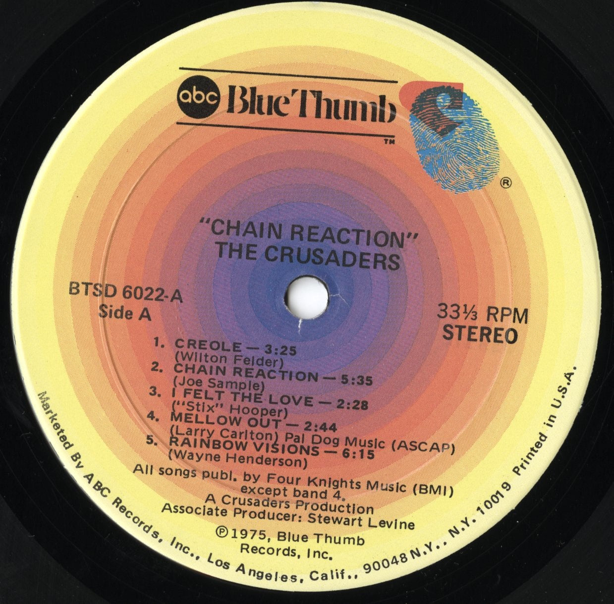 The Crusaders / クルセイダーズ / Chain Reaction (BTSD 6022)
