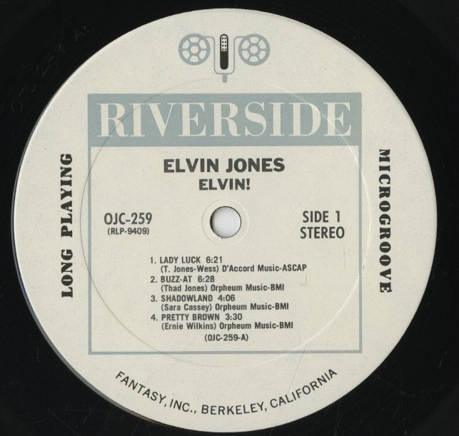 Elvin Jones / エルヴィン・ジョーンズ / Elvin! (OJC-259)