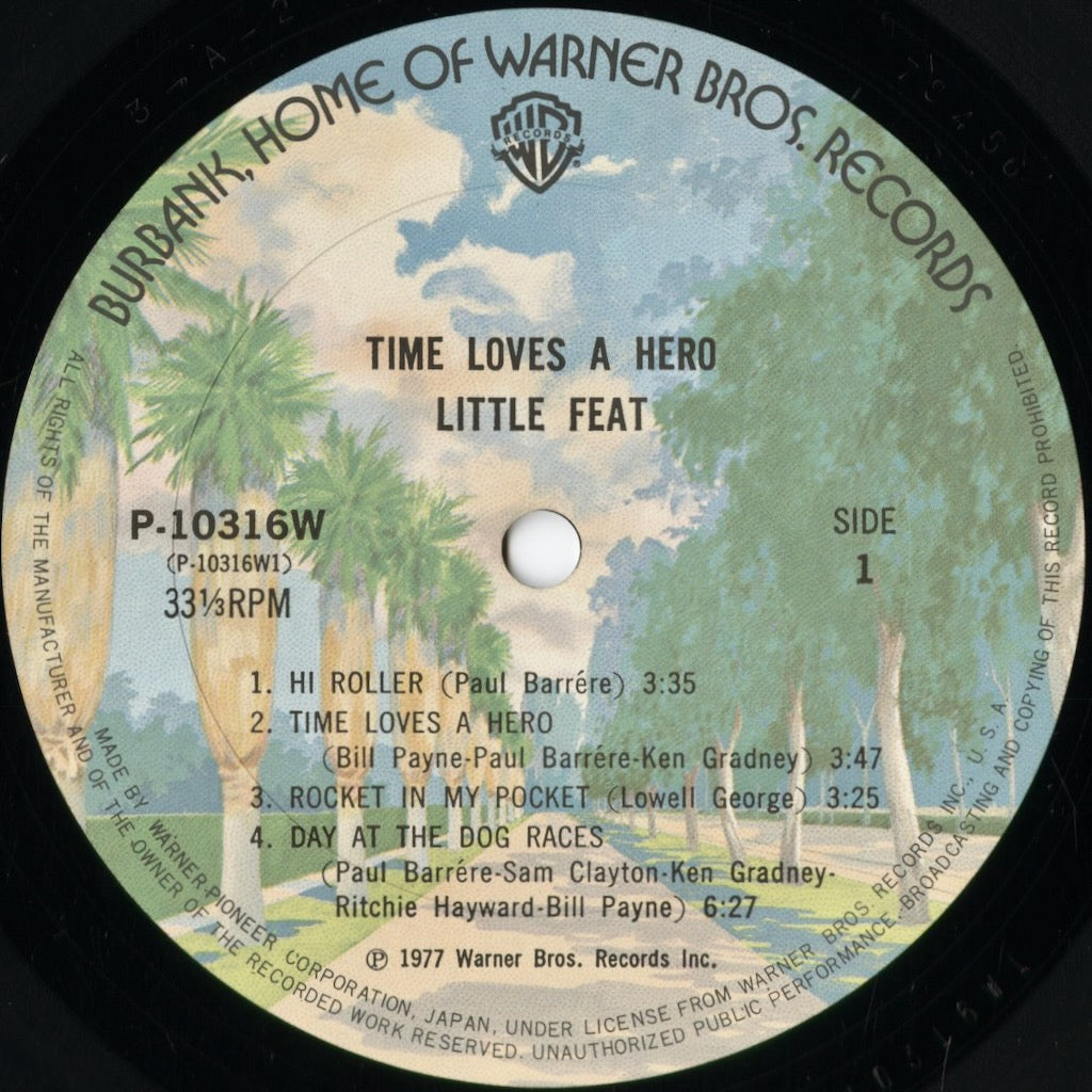 Little Feat - Time Loves a Hero (P-10316W) 1977 JPN Warner|中古LP