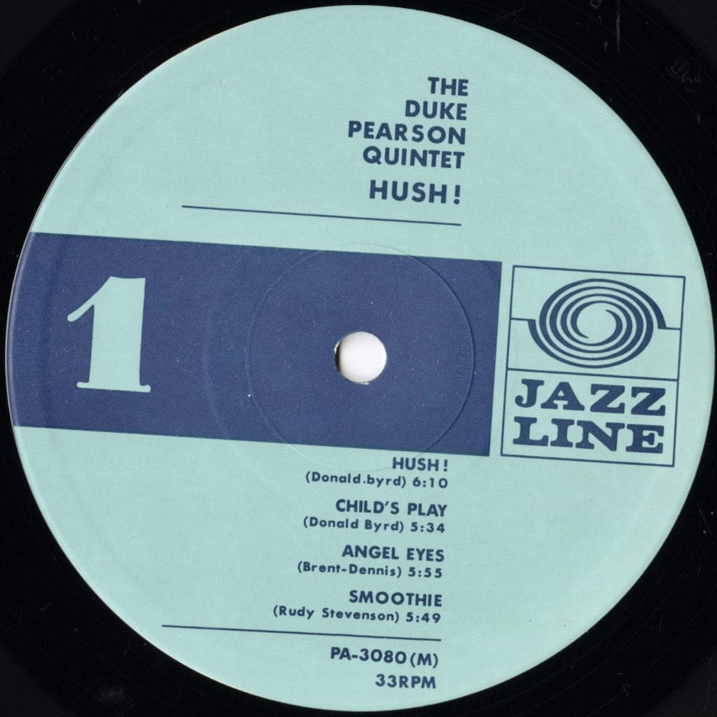 Duke Pearson – Hush! (PA-3080) 1979 JPN Jazz Line - Trio | 中古LP