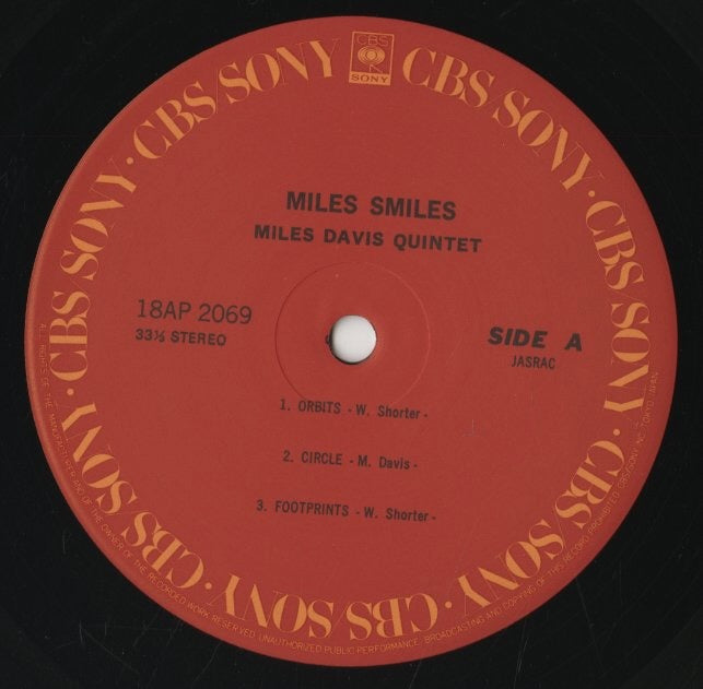 Miles Davis / マイルス・デイヴィス / Miles Smiles (18AP 2069)