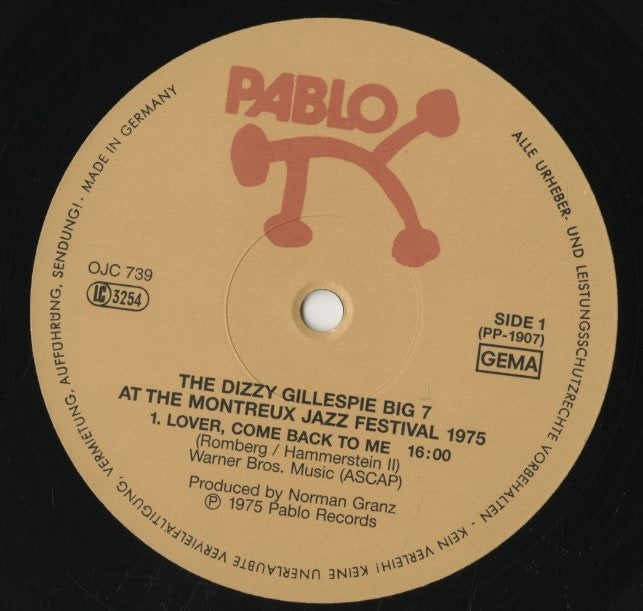 Dizzy Gillespie / ディジー・ガレスピー / At The Montreux Jazz Festival 1975 (OJC-739)