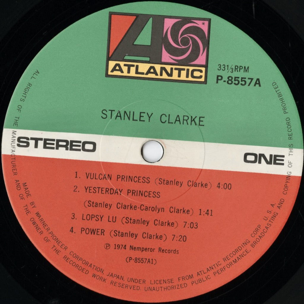 Stanley Clarke / スタンリー・クラーク / Stanley Clarke (1974) (P-8557A)