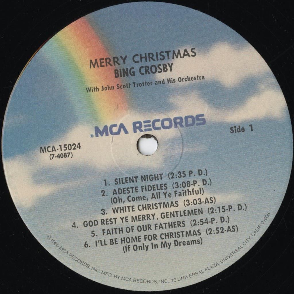 Bing Crosby / ビング・クロスビー / Merry Christmas (MCA-15024)
