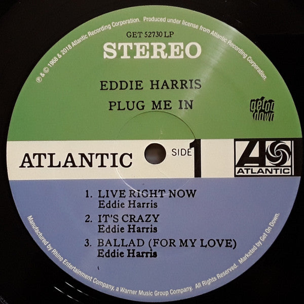 Eddie Harris – Plug Me In (GET52730) 2018 US Get On Down | 新品LP