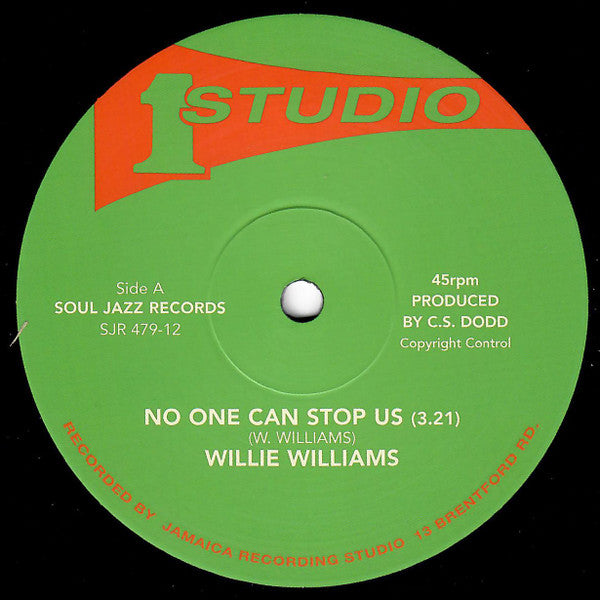 Willie Williams - No One Can Stop Us Now (SJR 479-12) UK Soul Jazz Records|新品12インチ