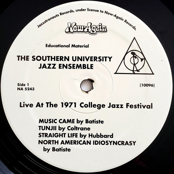 The Southern University Jazz Ensemble – Live At The 1971 American College Jazz Festival (NA5243) LP 2023 US Now Again | 新品LP