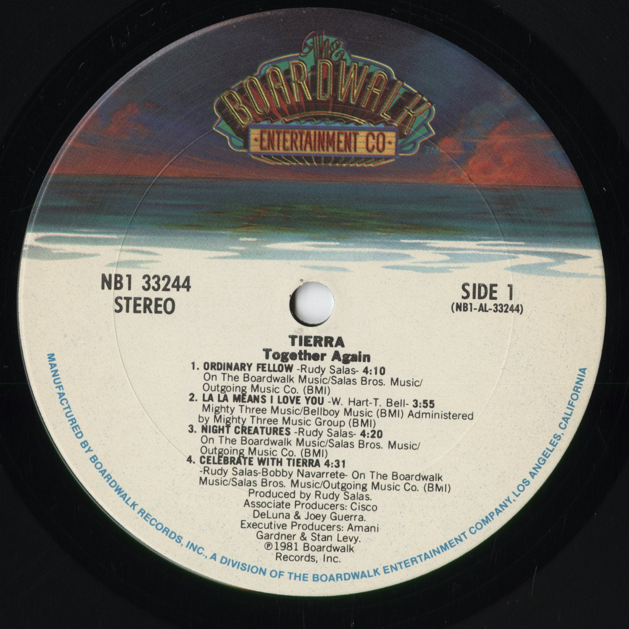 Tierra - Together Again (NB1-33244) 1981 US Boardwalk Entertainment Co|中古LP