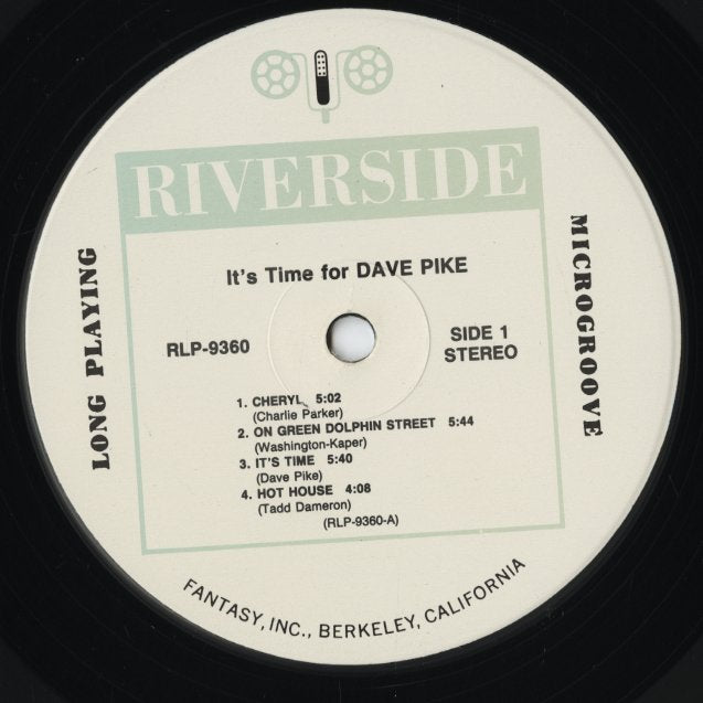Dave Pike - It's Time For Dave Pike (RLP 9360) LP 1981 US Fantasy|中古LP