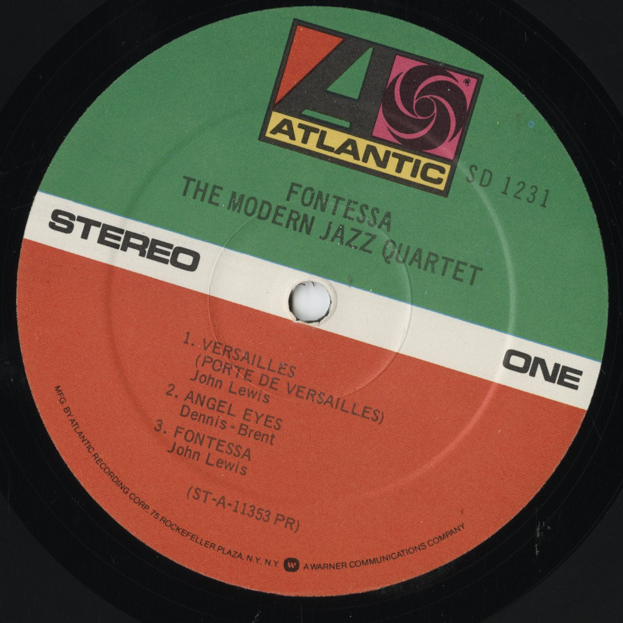 The Modern Jazz Quartet - Fontessa (SD 1231) LP 1976 US Atlantic|中古LP