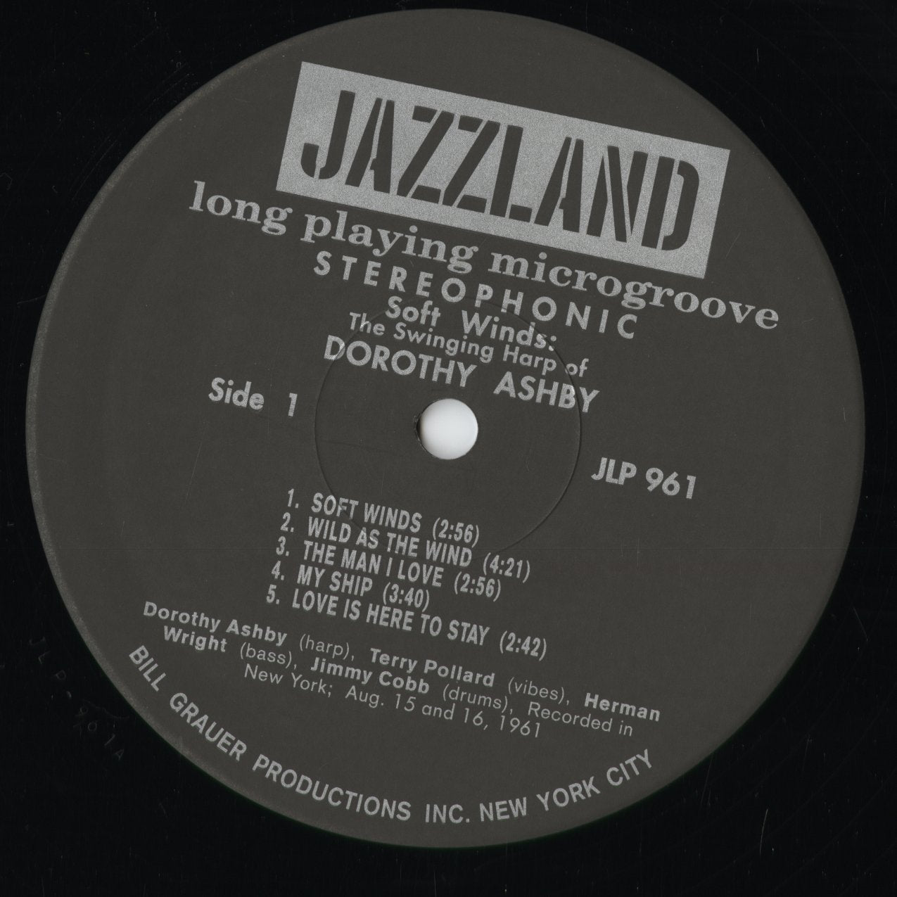 Dorothy Ashby - Soft Winds: The Swinging Harp Of Dorothy Ashby (VIJJ-30050) 1995 JPN Jazzland|中古LP