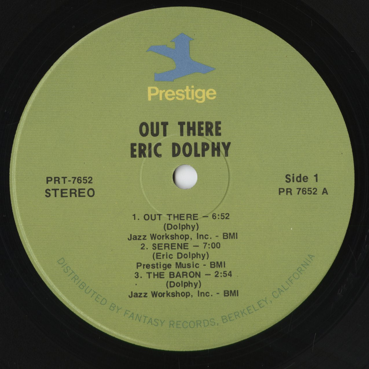Eric Dolphy - Out There (PR 7652) 1972 US Prestige|中古LP