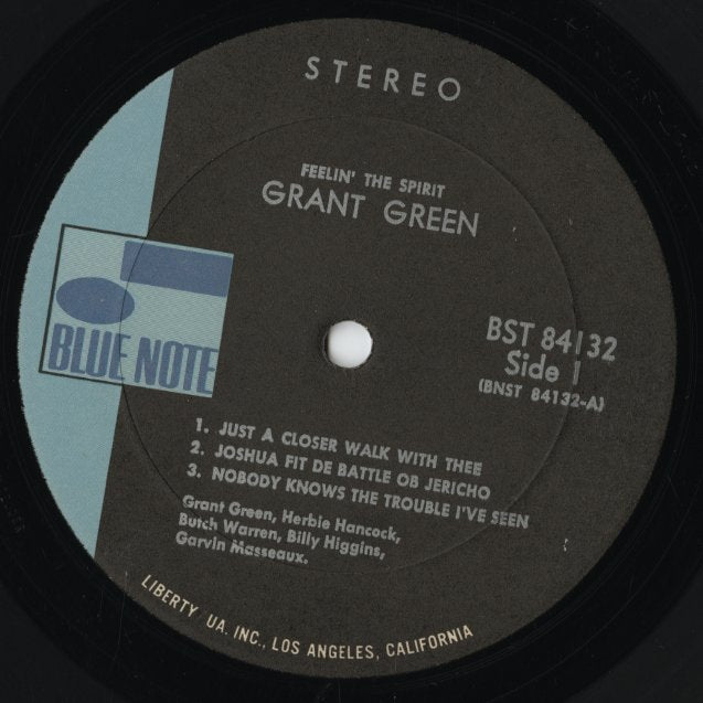 Grant Green - Feelin' The Spirit (BST 84132) LP 1970 US Blue Note|中古LP