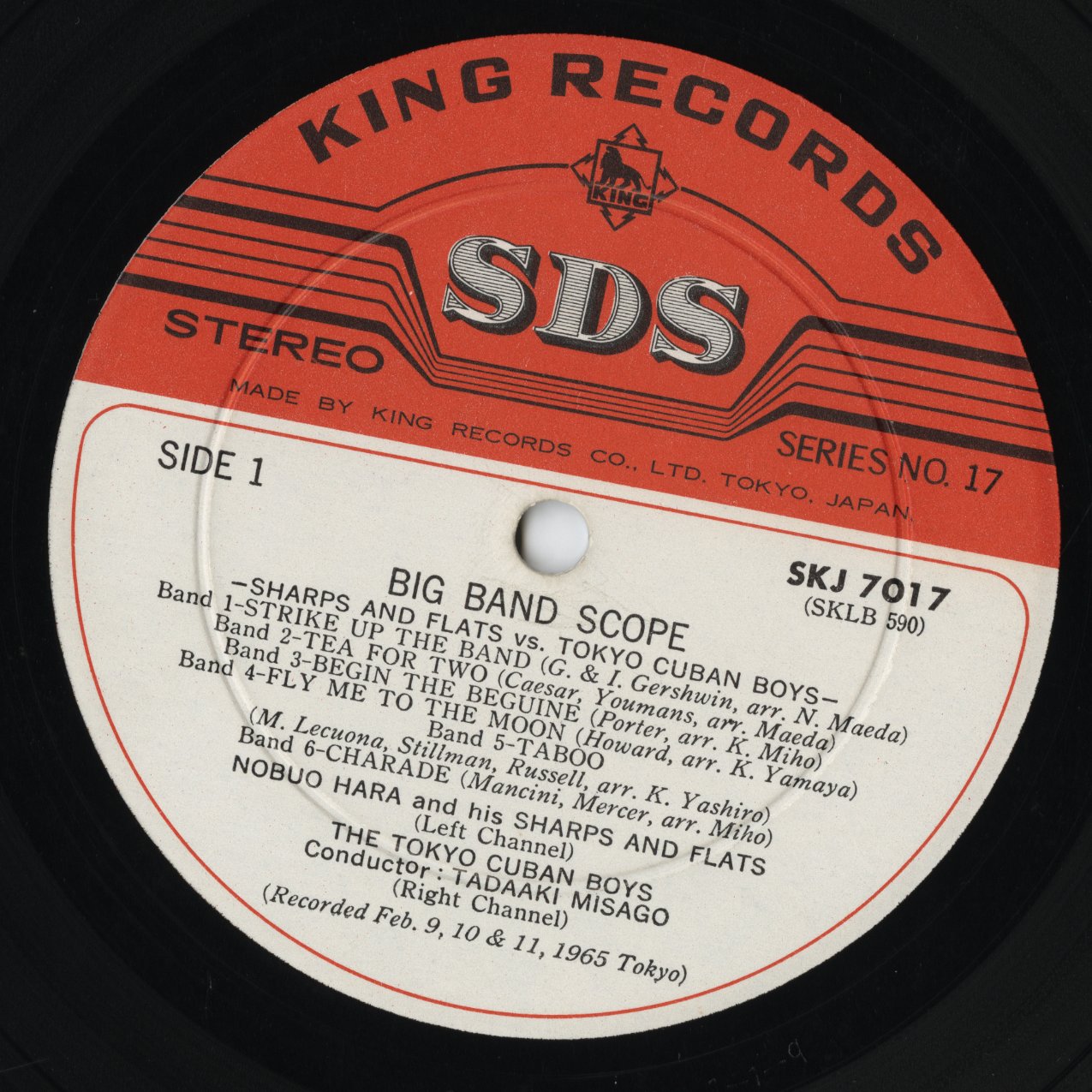 Sharps And Flats vs. Tokyo Cuban Boys / Big Band Scope (SKJ-7017)