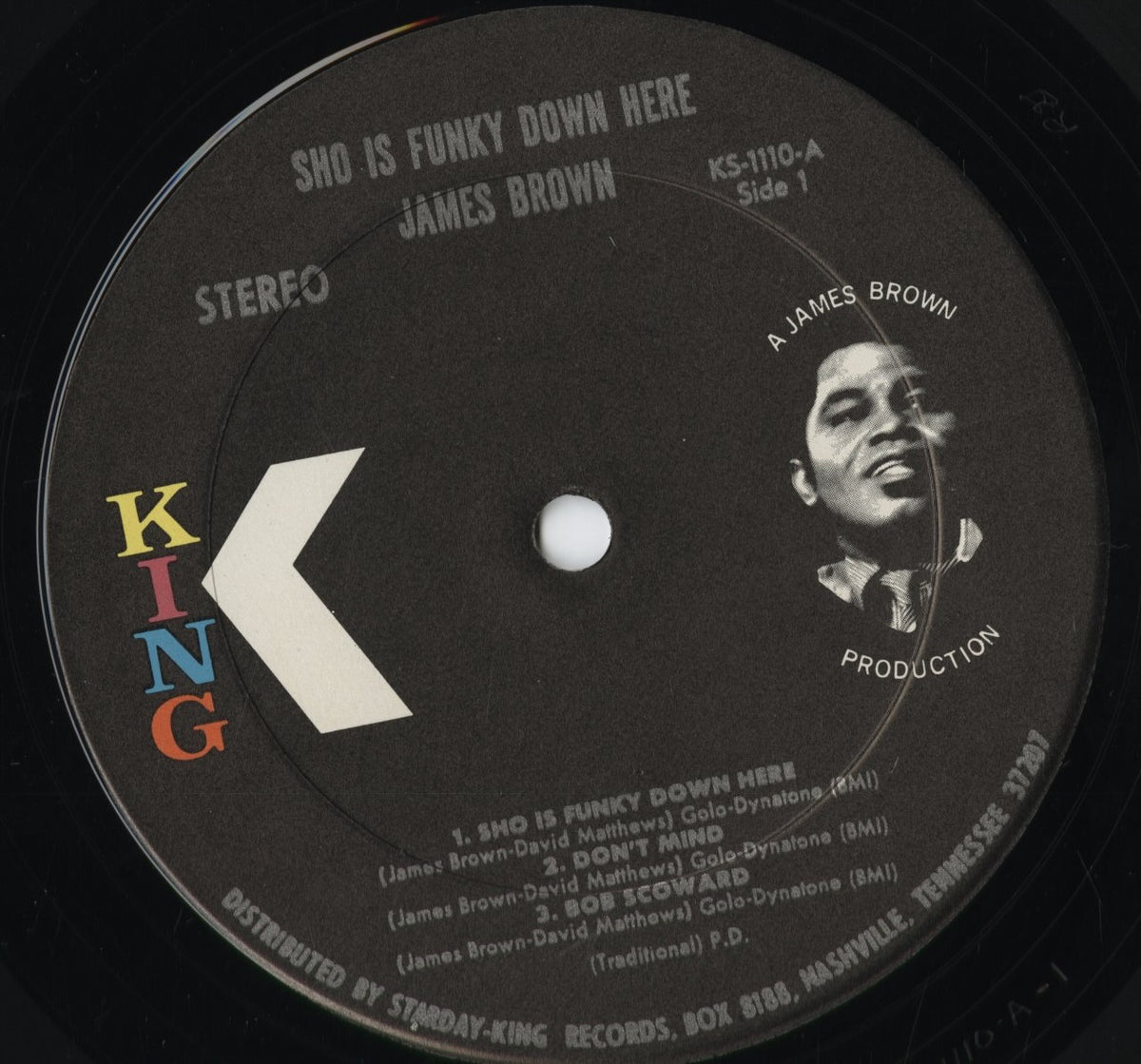 James Brown - Sho Is Funky Down Here (KS-1110) 1971 US King|中古LP