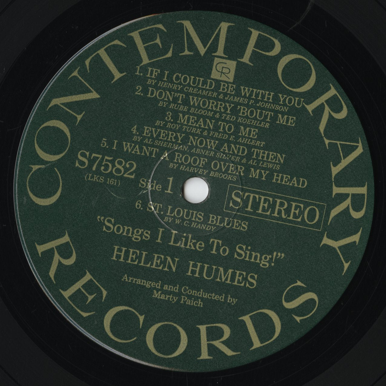 Helen Humes - Songs I Like To Sing! (S7582) LP early 1970's US Contemporary|中古LP