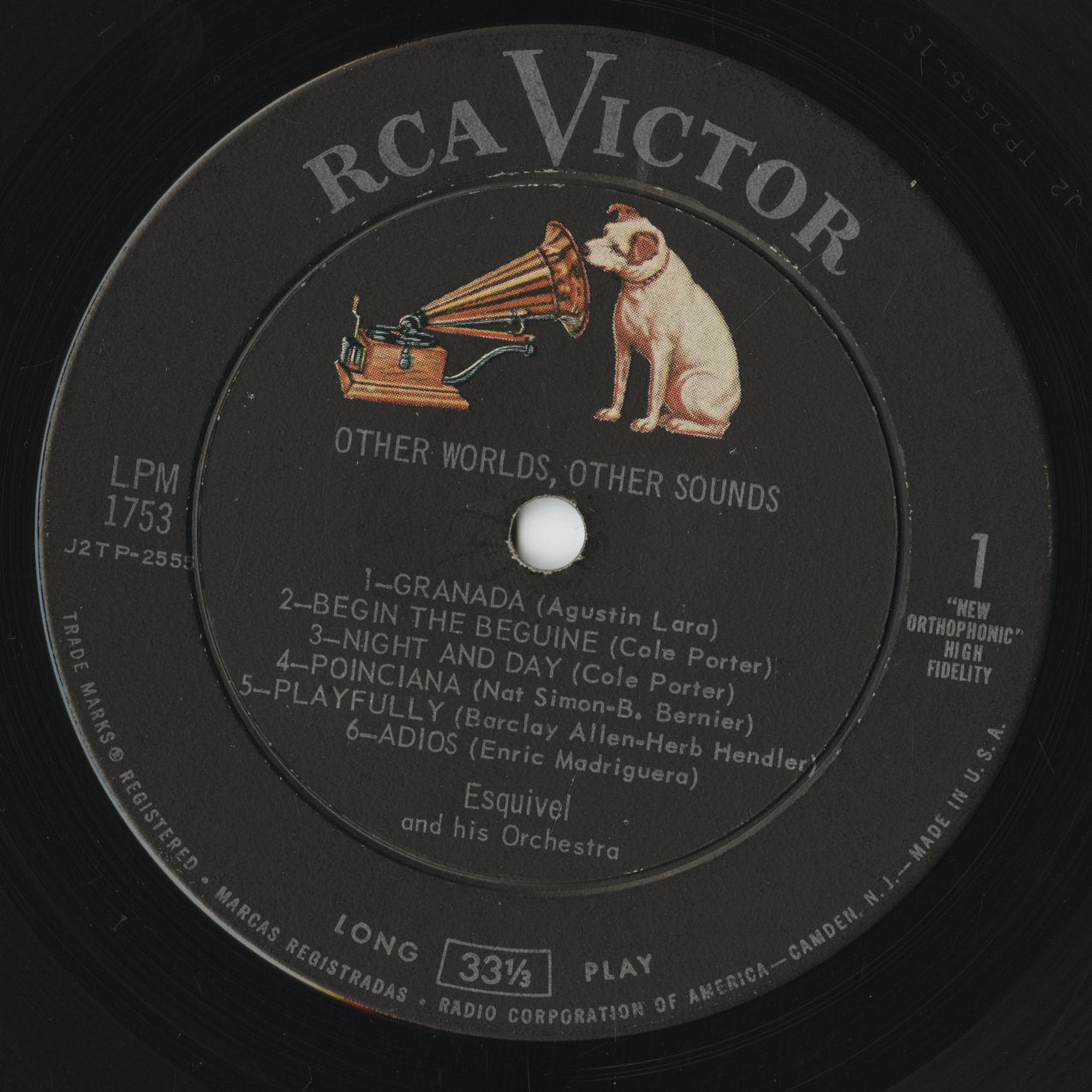 Esquivel - Other Worlds Other Sounds - MONO (LPM1753) 1958 US RCA|中古LP