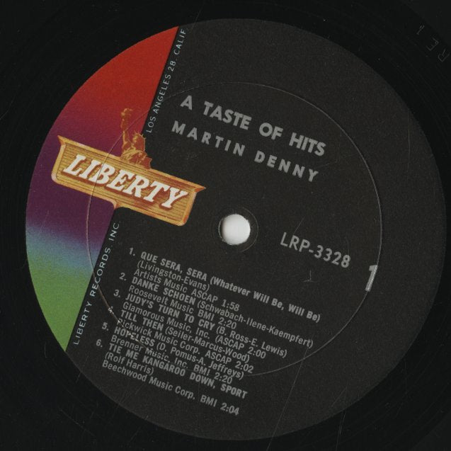 Martin Denny - A Taste Of Hits (LRP-3328) 1964 US Liberty MONO|中古LP