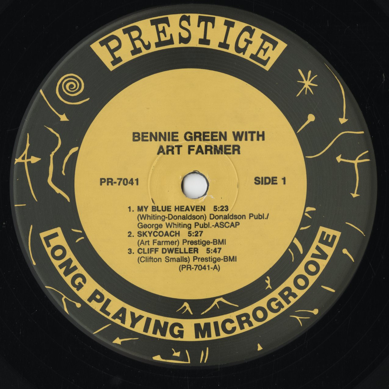 Bennie Green - Bennie Green With Art Farmer (WWLJ-7047) 1992 US Prestige - Fantasy|中古LP