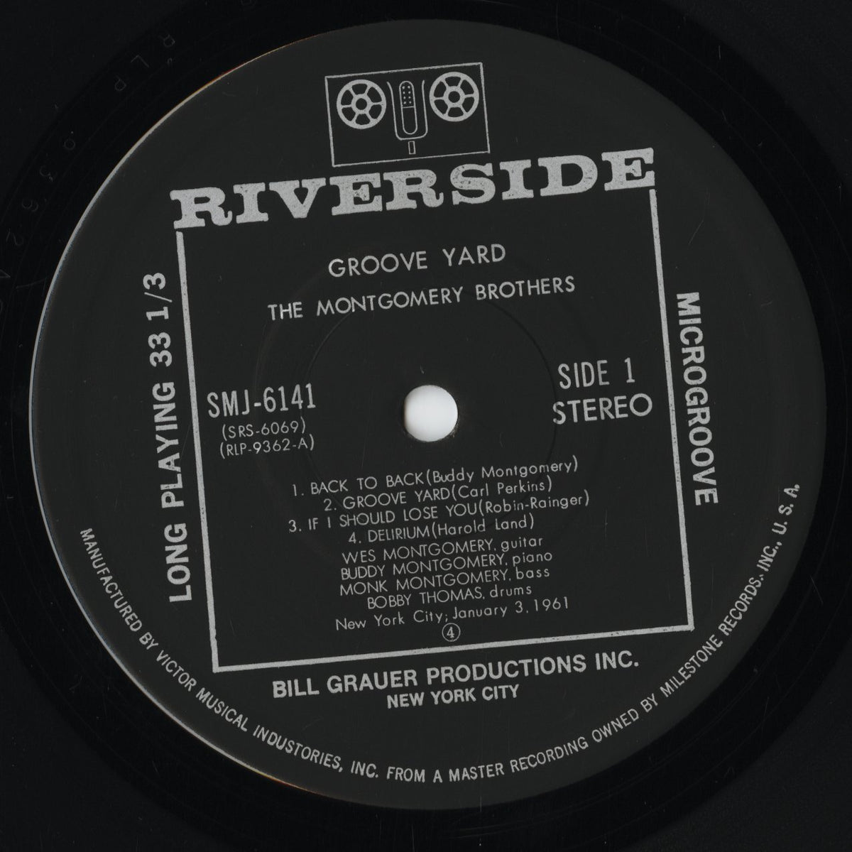 The Montgomery Brothers - Groove Yard (SMJ-6141) LP 1976 JPN Riverside|中古LP