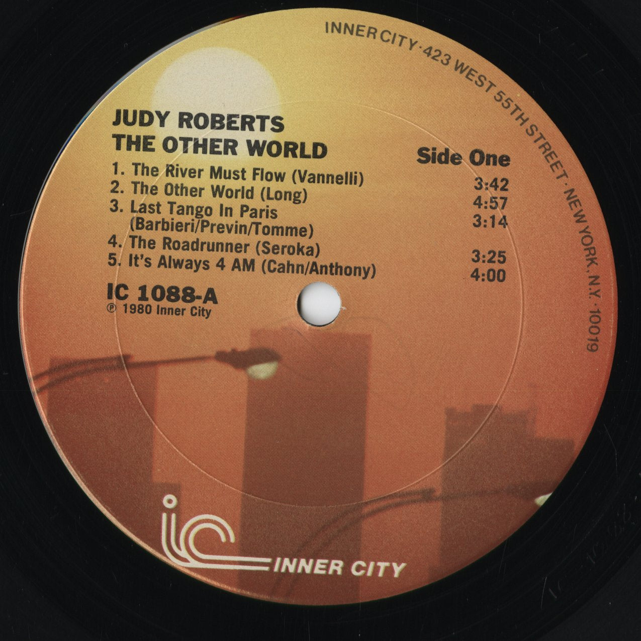 Judy Roberts - The Other World (IC 1088) 1980 US Inner City|中古LP