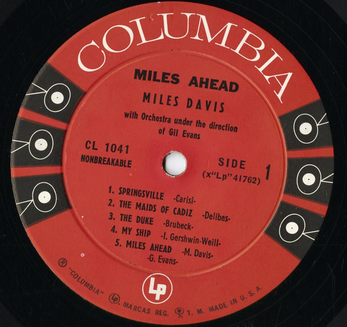 Miles Davis - Miles Ahead (CL 1041) 1957 US Columbia|中古LP