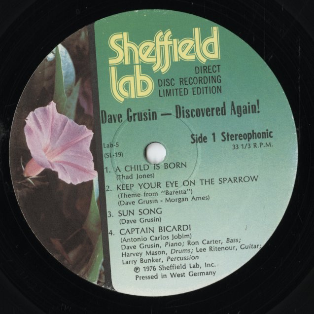 Dave Grusin / デイヴ・グルーシン / Discovered Again (LAB-5)