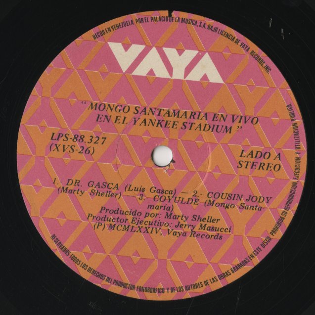 Mongo Santamaria / モンゴ・サンタマリア / Live At Yankee Stadium (LPS-88327)