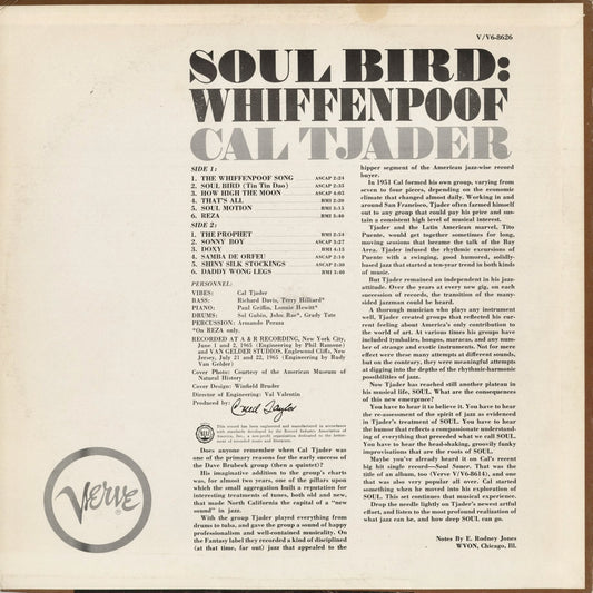 Cal Tjader - Soul Bird: Whiffenpoof (V6-8626) 1965 US Verve|中古LP