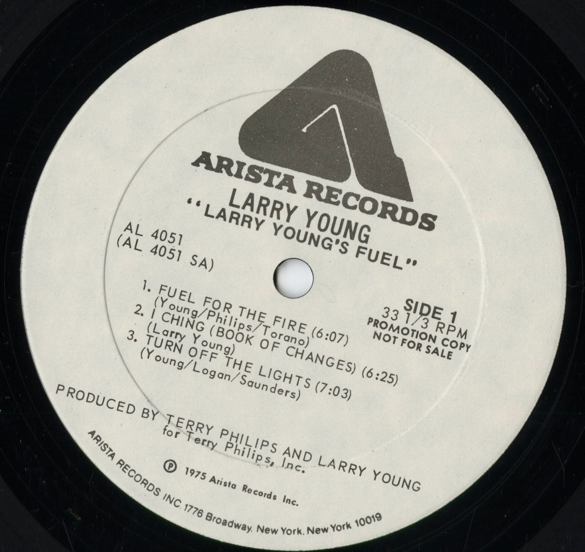 Larry Young - Larry Young's Fuel (AL 4051) 1975 US Arista|中古LP