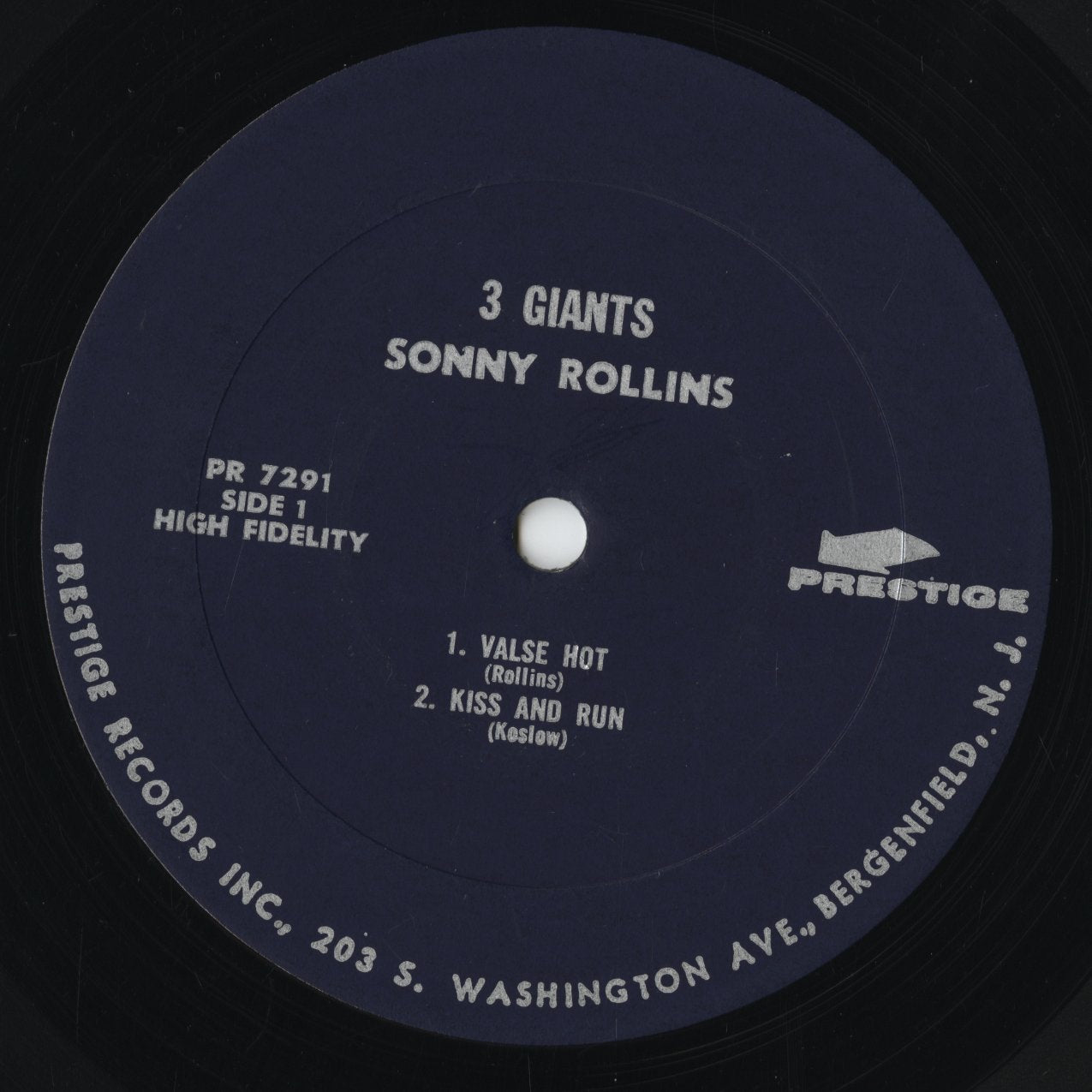 Sonny Rollins, Clifford Brown And Max Roach – 3 Giants! (PR 7291) LP 1964 US Prestige|中古LP