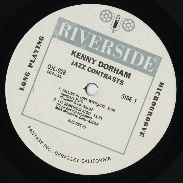 Kenny Dorham - Jazz Contrasts (OJC-028) LP 1982 US Riverside/OJC|中古LP label