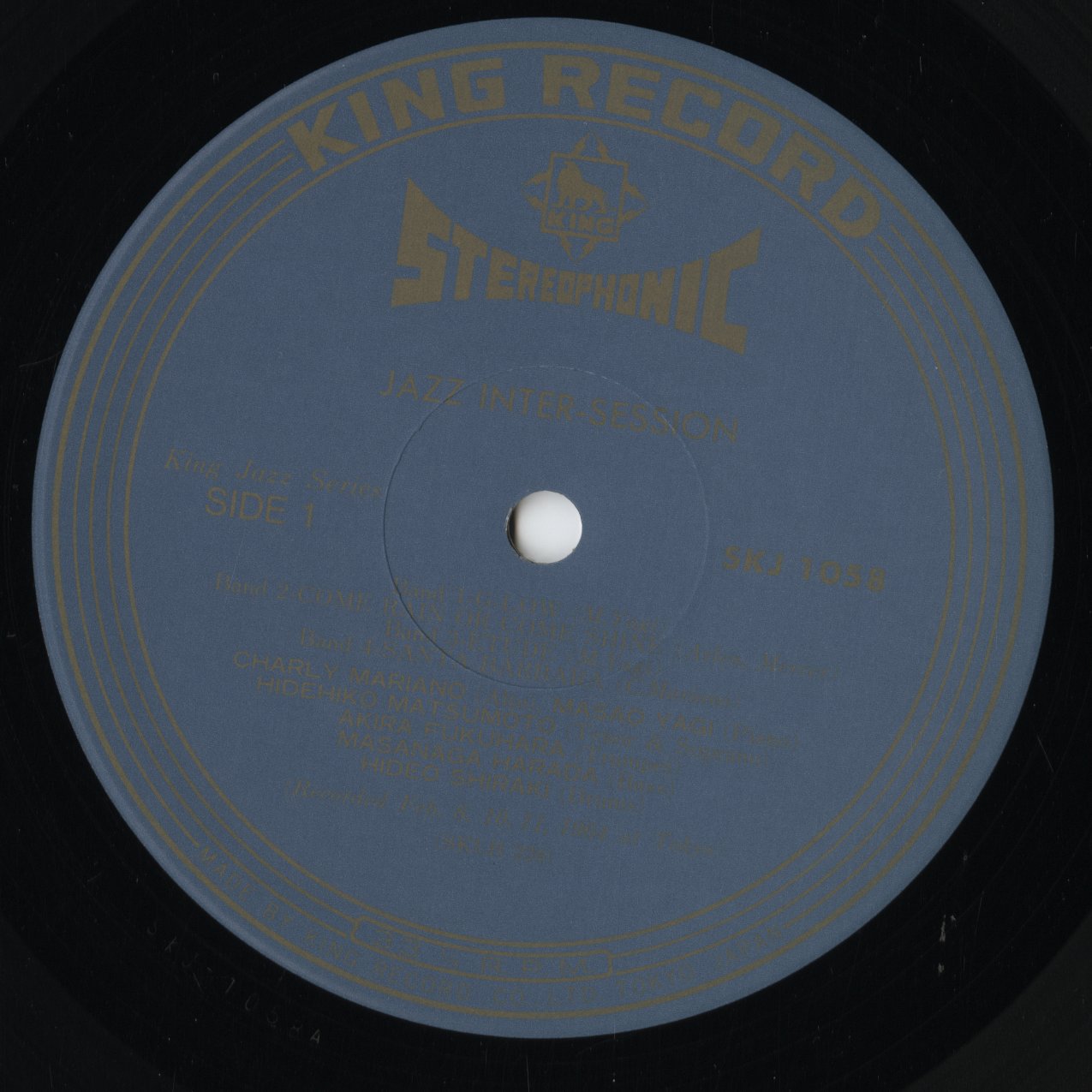 Charlie Mariano - Jazz Inter-Session (WWLJ-7108) LP 1994 JPN King Record|中古LP