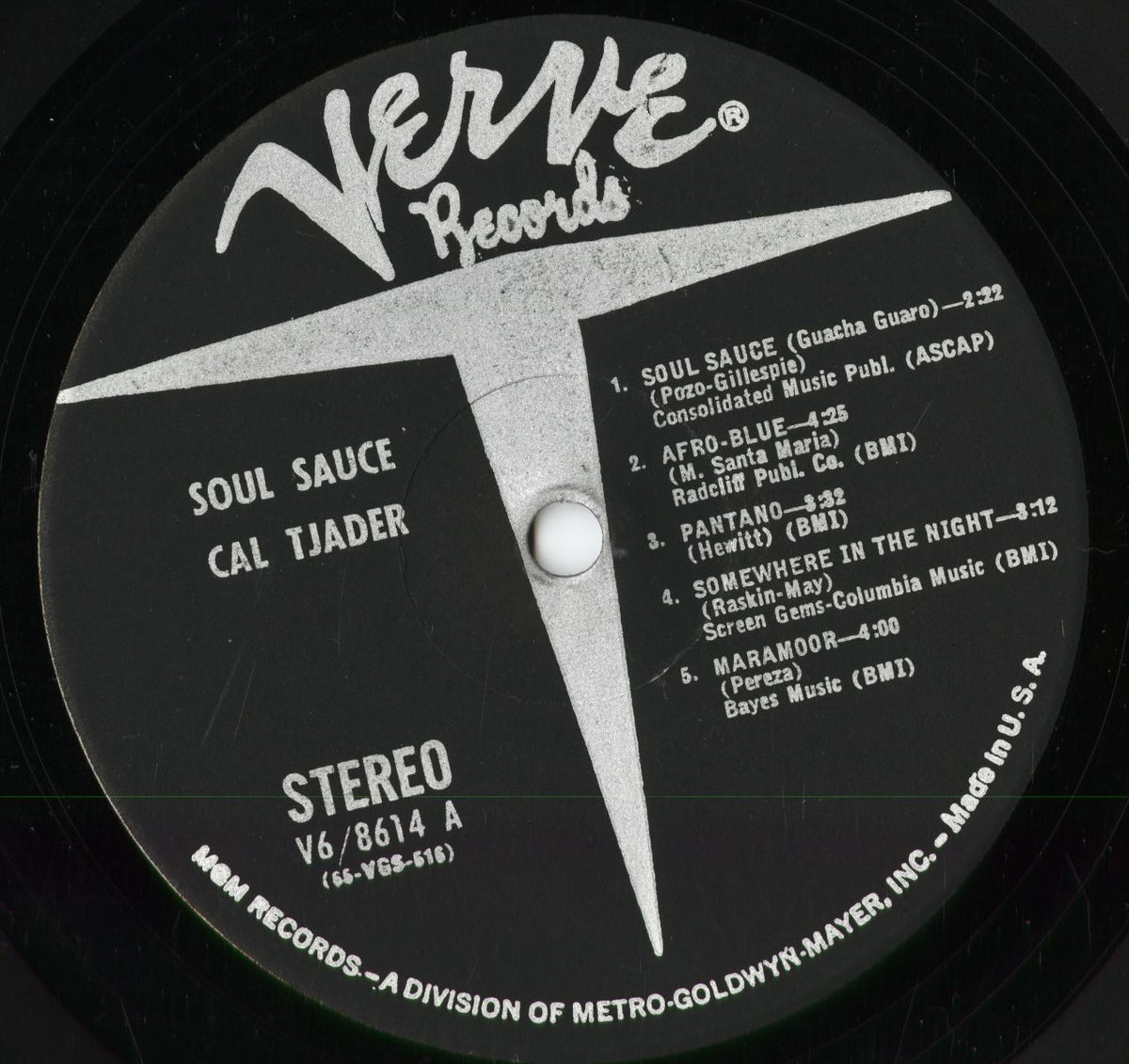 Cal Tjader - Soul Sauce (V6-8614) 1965 US Verve|中古LP