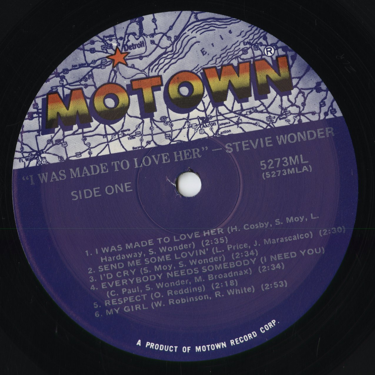 Stevie Wonder - I Was Made To Love Her (5273ML) 1982 US Motown|中古LP