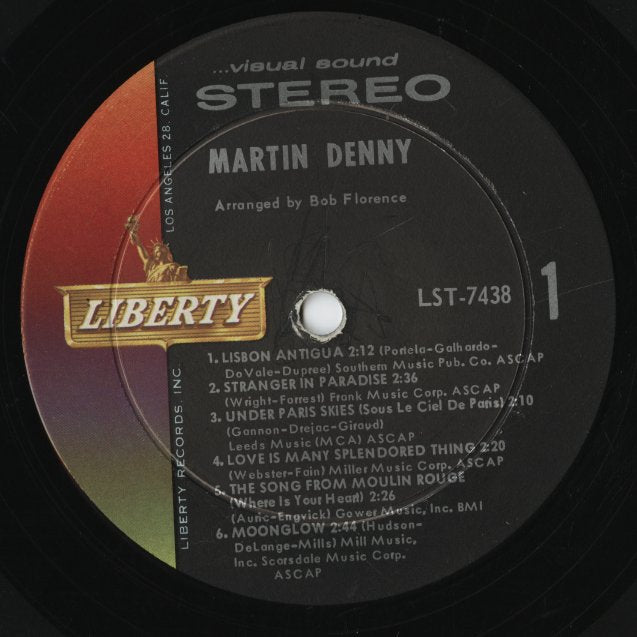 Martin Denny - Martin Denny! (LST7438) 1966 US Liberty STEREO|中古LP