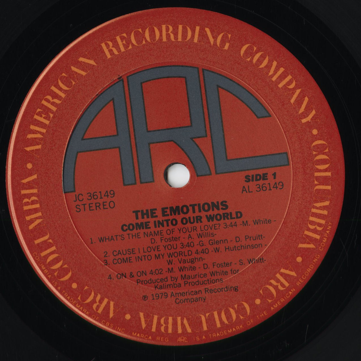 The Emotions - Come Into Our World (JC 36149) 1979 US Columbia|中古LP