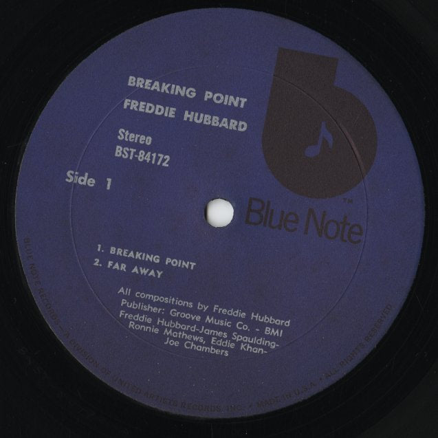 Freddie Hubbard - Breaking Point (BST 84172) LP 1973 US Blue Note|中古LP