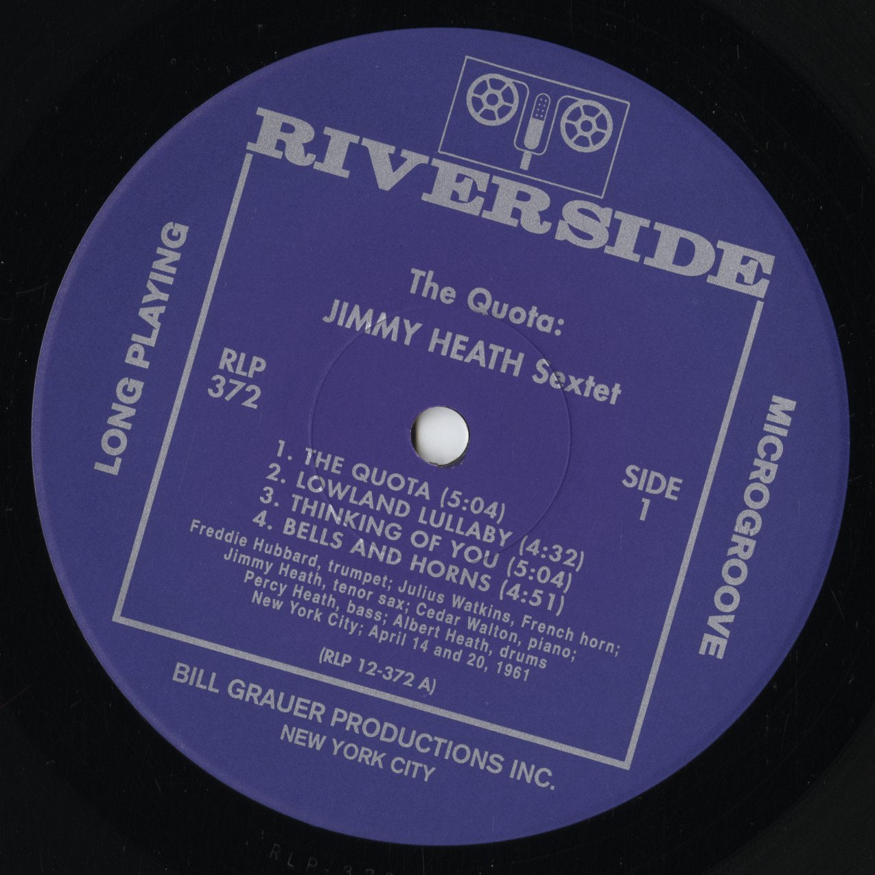 Jimmy Heath - The Quota (VIJJ-30019) LP 1993 JPN Riverside|中古LP