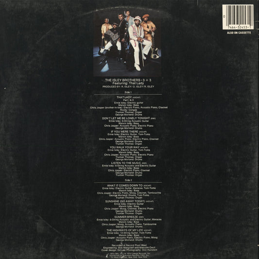 The Isley Brothers - 3+3 (PZ 32453) 1980's US T-Neck|中古LP
