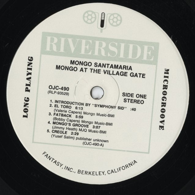Mongo Santamaria - Mongo At The Village Gate (OJC-490) LP 1990 US Riverside OJC|中古LP
