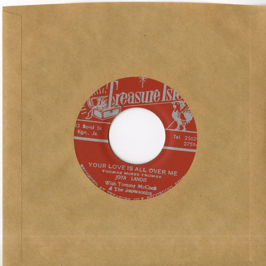 Joya Landis - Angle Of The Morning / Your Love Is All Over Me -7 (T036) JPN Treasure Isle|新品7inch
