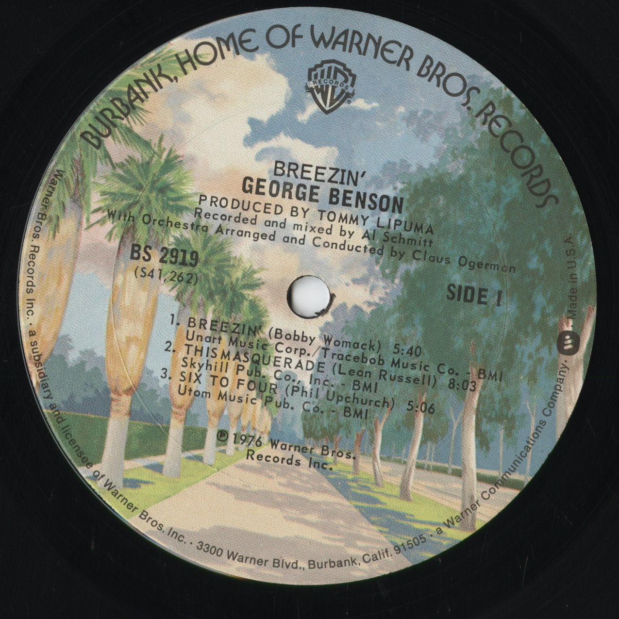 George Benson – Breezin' (BS 2919) 1977 US Warner Bros|中古LP