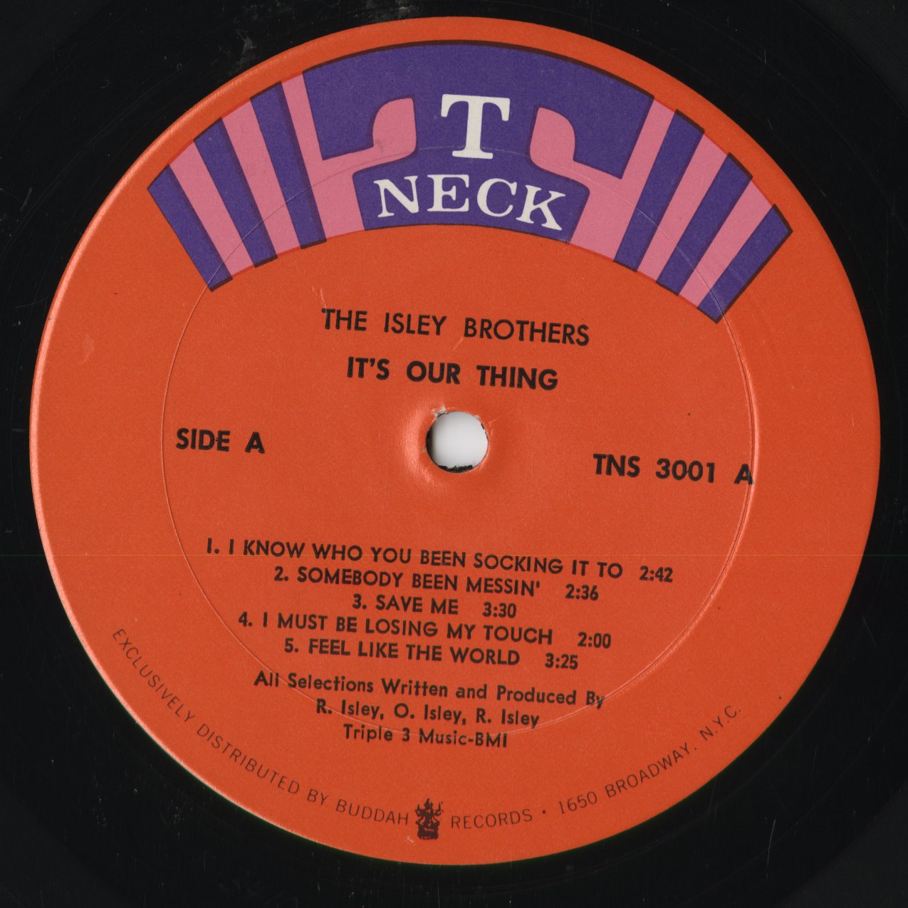 The Isley Brothers - It's Our Thing (TNS 3001) 1969 US T-Neck|中古LP)