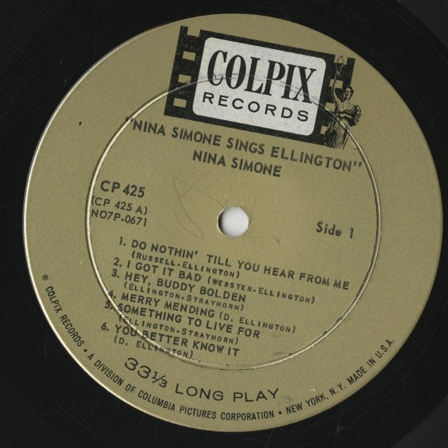 Nina Simone / ニーナ・シモン / Sings Ellington! (CP 425)