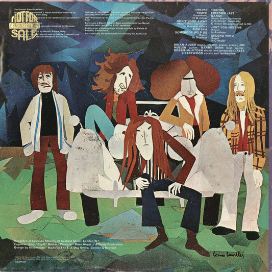 Brian Auger - Second Wind (LSP-4703) 1972 US RCA|中古LP